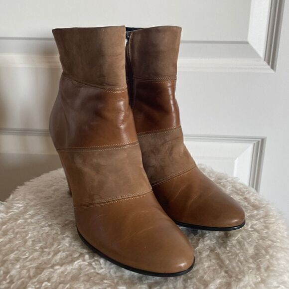 Ecco light brown ankle boots - Picture 1 of 10